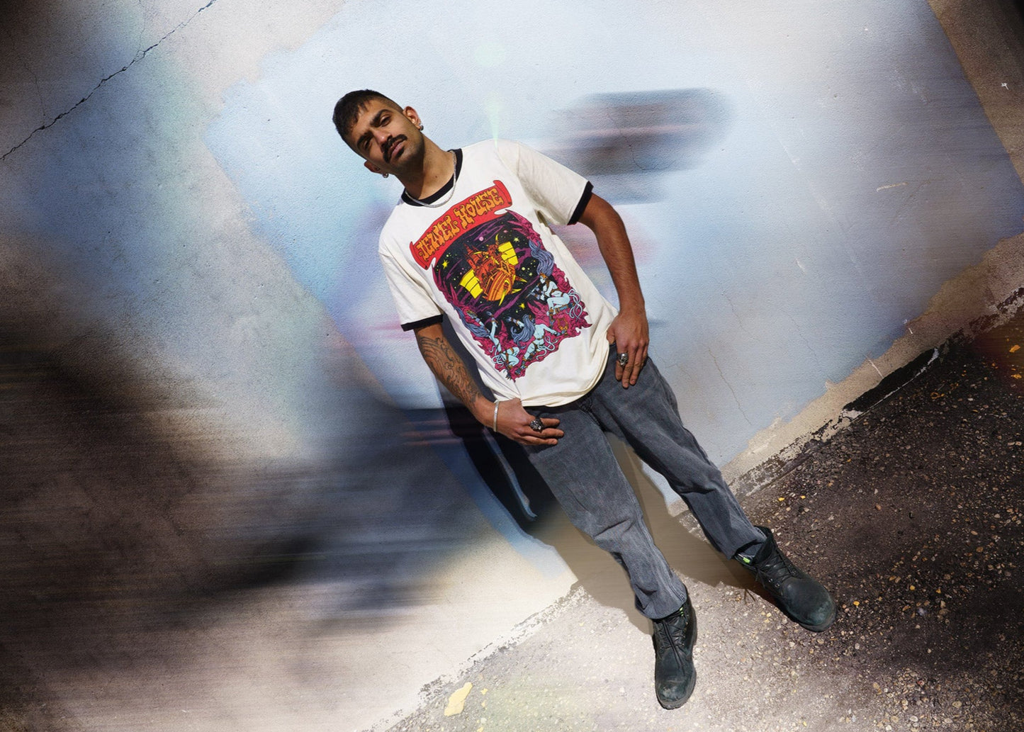 Jewel House Ship and Sirens T-Shirt Color Version